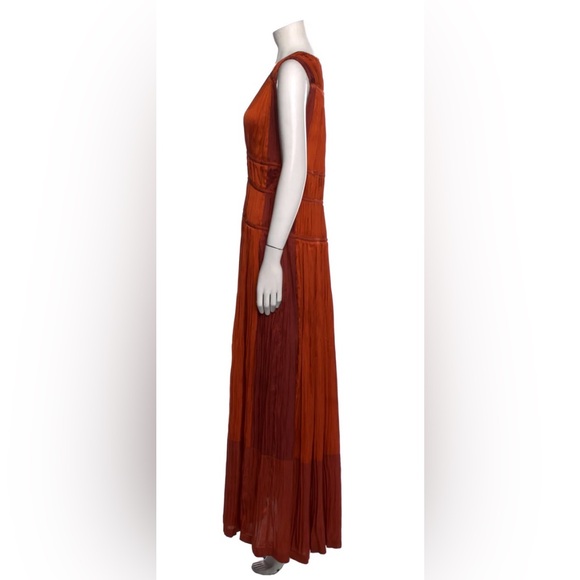 Ulla Johnson Valeria Gown US Size 8 Agate Rust Orange Dress NWT - Picture 5 of 6